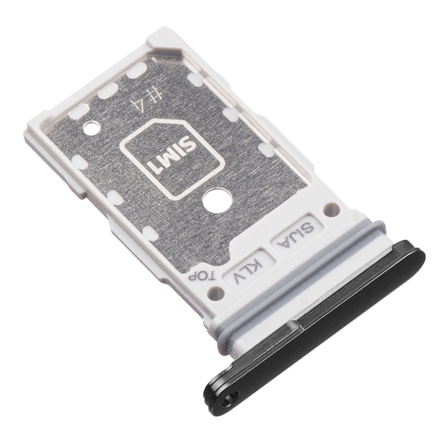 SIM tálca Samsung Galaxy S22+ 5G S906 / S22 5G S901, Szürke (Graphite)