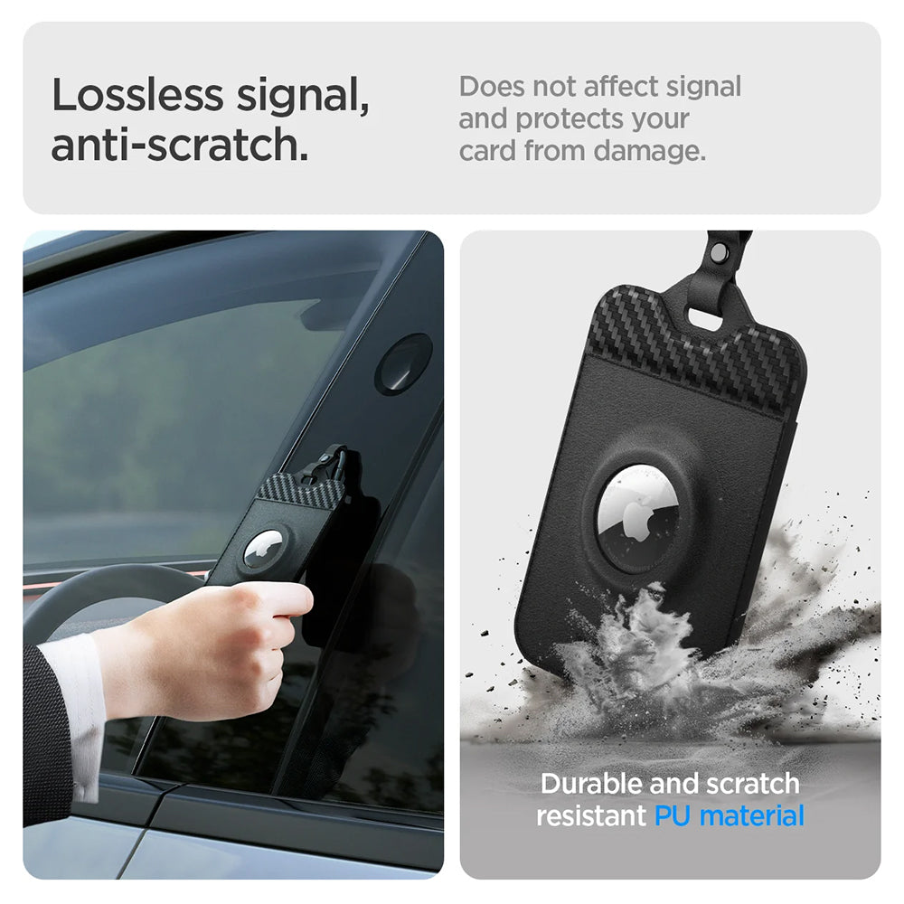 Spigen Air Fit kulcstartó Tesla / Apple AirTag-hez, 2 darabos készlet ACP08793