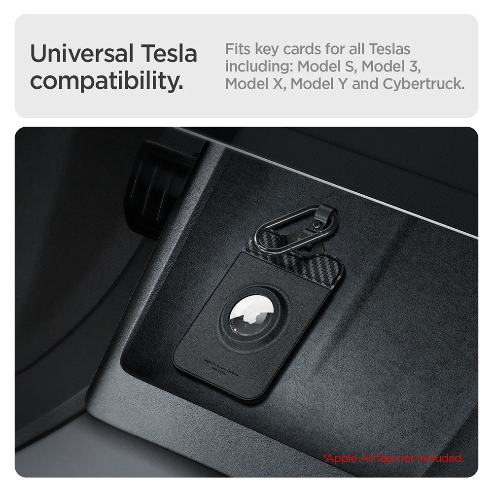 Spigen Air Fit kulcstartó Tesla / Apple AirTag-hez, 2 darabos készlet ACP08793