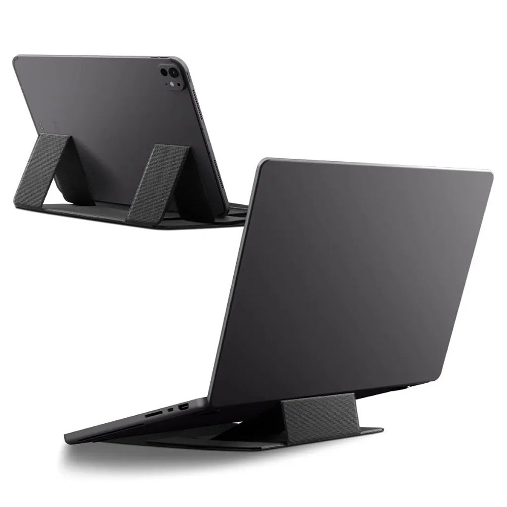 Spigen Slim Fold LD201-S8 laptop tartó max. 16 hüvelyk, Fekete AMP11117