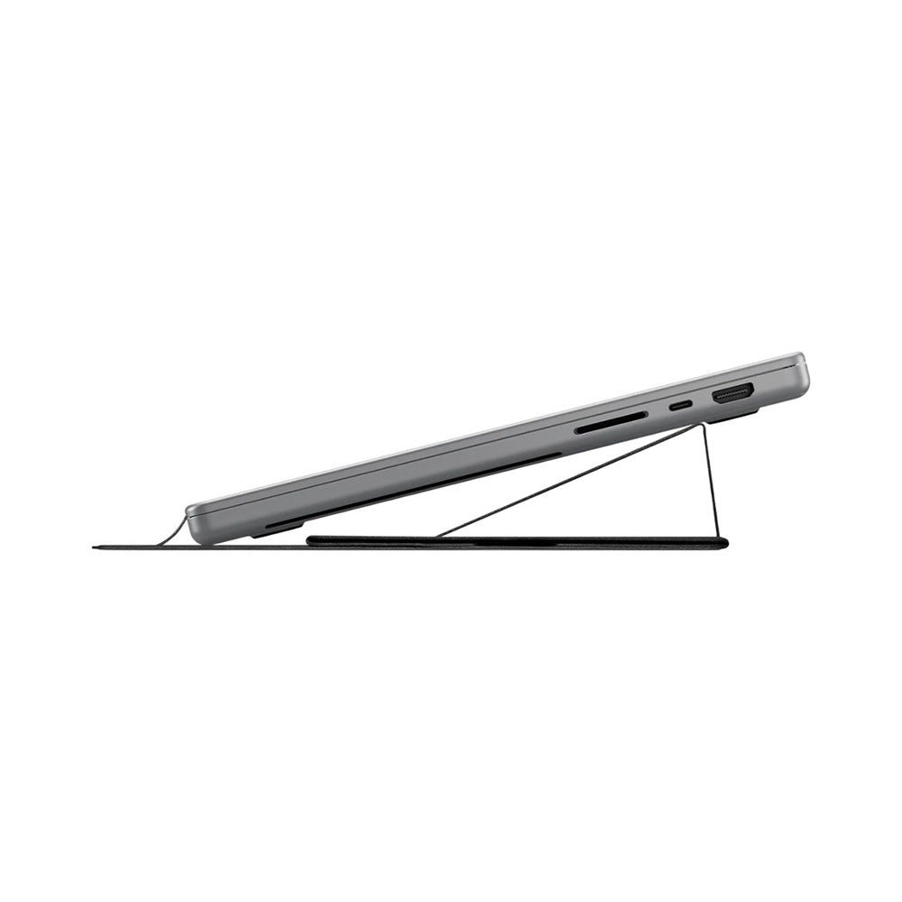 Spigen Slim Fold LD201-S8 laptop tartó max. 16 hüvelyk, Fekete AMP11117