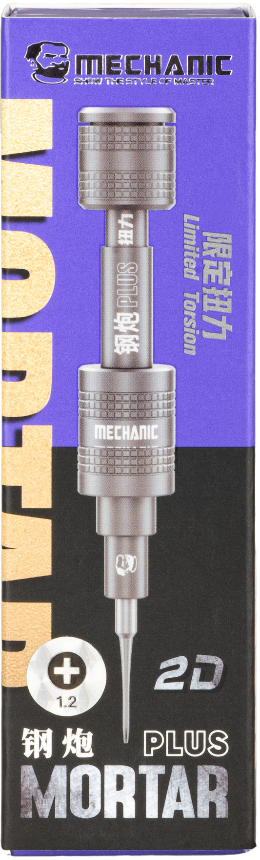 Mechanic Mortar Plus csavarhúzó, Philips 1,2 mm, szürke