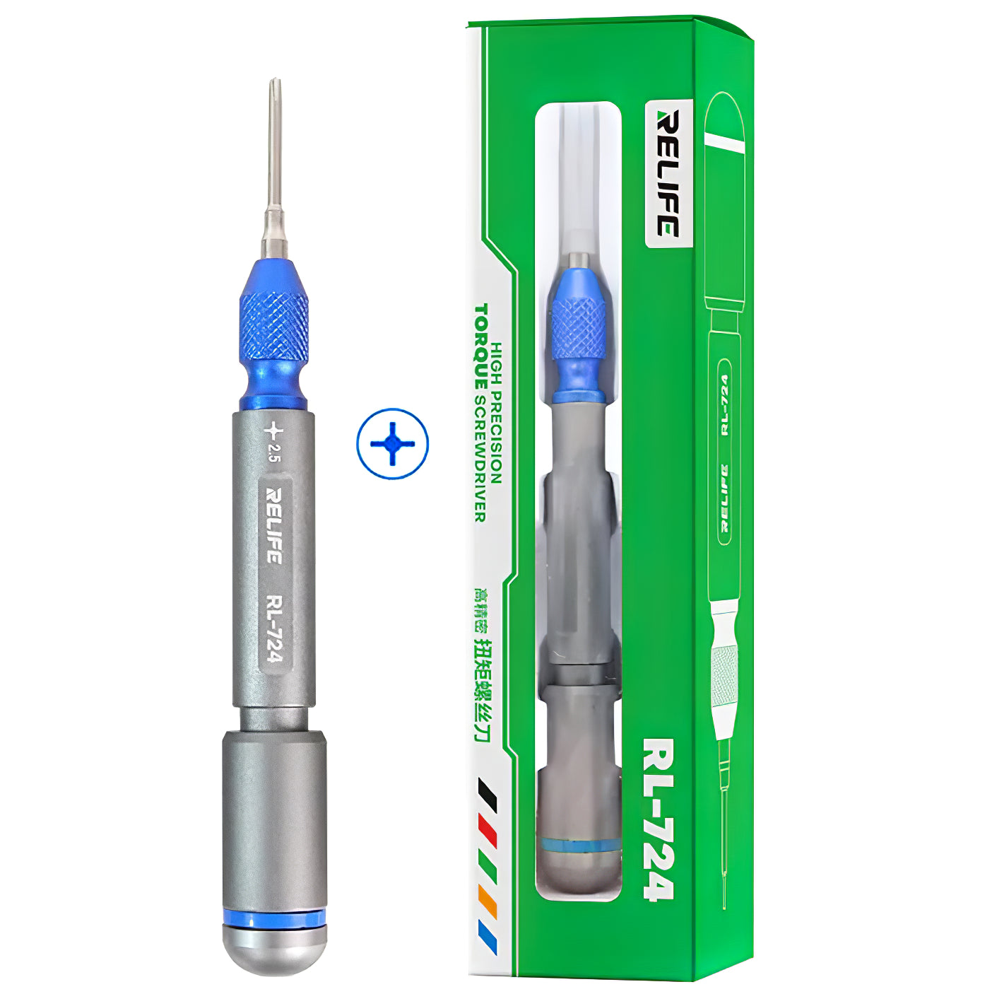 Relife RL-724 csavarhúzó, Phillips 2.5mm