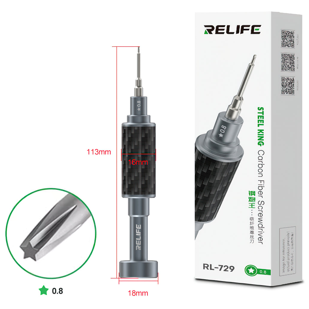 Relife RL-729 csavarhúzó, Pentalobe 0.8mm