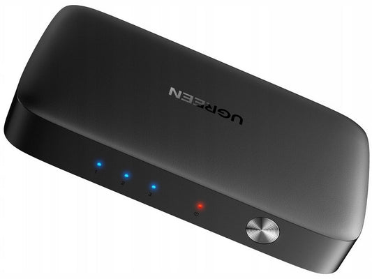 Videokapcsoló UGREEN CM332, 3 x HDMI - HDMI, Fekete