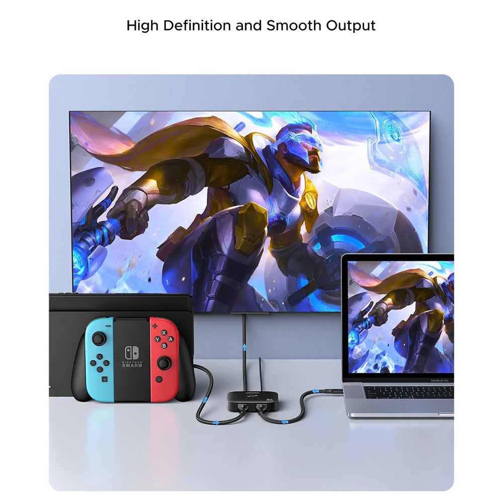 Switch Video HDMI UGREEN 65877, Fekete