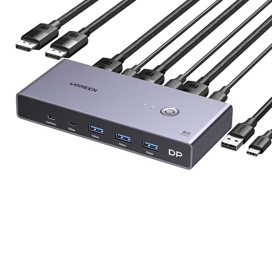 Switch Video DisplayPort UGREEN CM695 (25962), Fekete