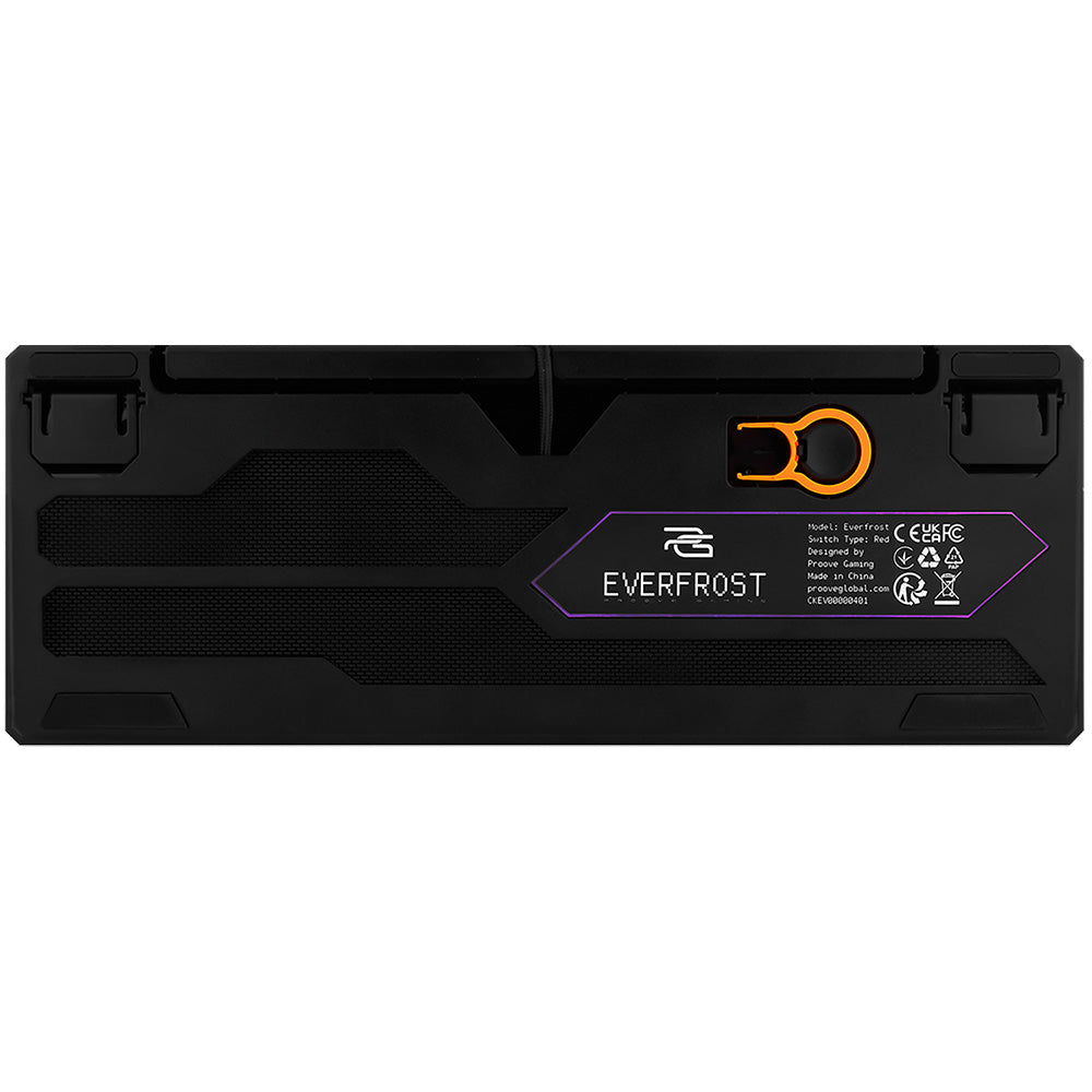 Gaming billentyűzet Wired USB Proove Everfrost, RGB, 1.8m, Fekete CKEVEN00000401