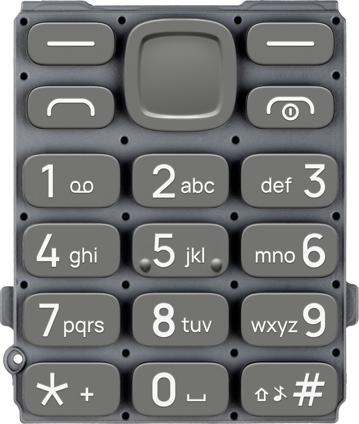 Latin billentyűzet HMD 130 Music, Szürke, Service Pack SP20Z14Z1457Y