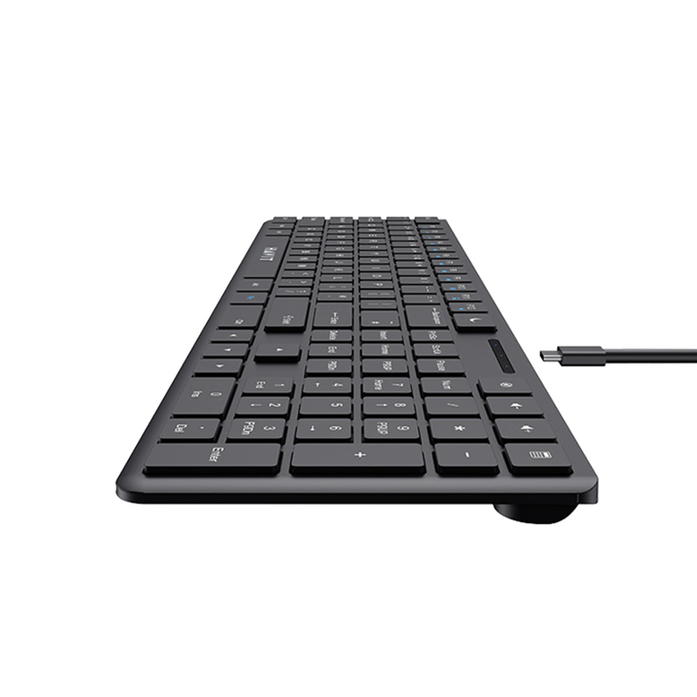 Wired USB billentyűzet HAVIT KB252, USB-C, 1,5m, Fekete