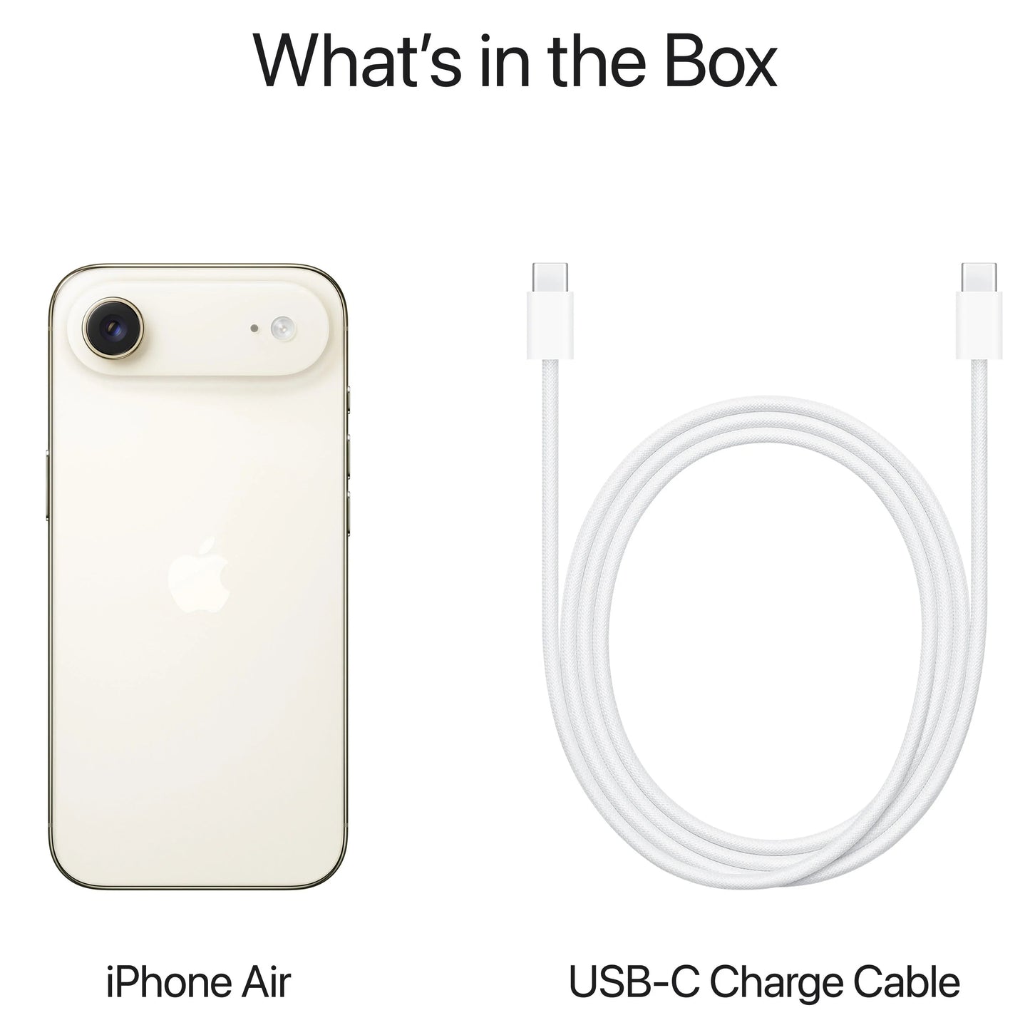 Apple iPhone Air Mobile Phone, 256GB, Light Gold MG2N4ZD/A