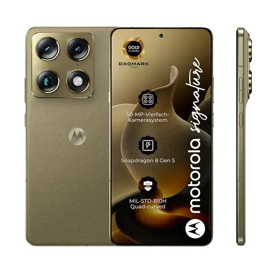 Mobiltelefon Motorola Signature 5G, 512GB, 16GB, Pantone Olive PBAB0003SE