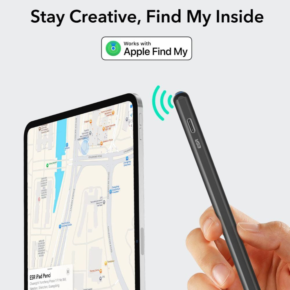 Touch Pen ESR Geo az Apple iPadhez, Aktív Verzió, Fekete