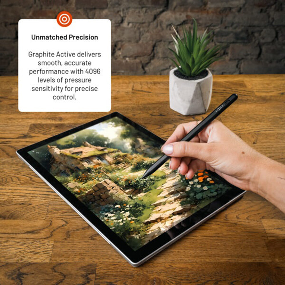 Touch Pen Fixed Graphite Active MPP támogatású eszközökhöz, Fekete
