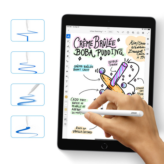 Joyroom JR-X9S Pro érintőceruza Apple iPad-hez, Aktív verzió, Fehér