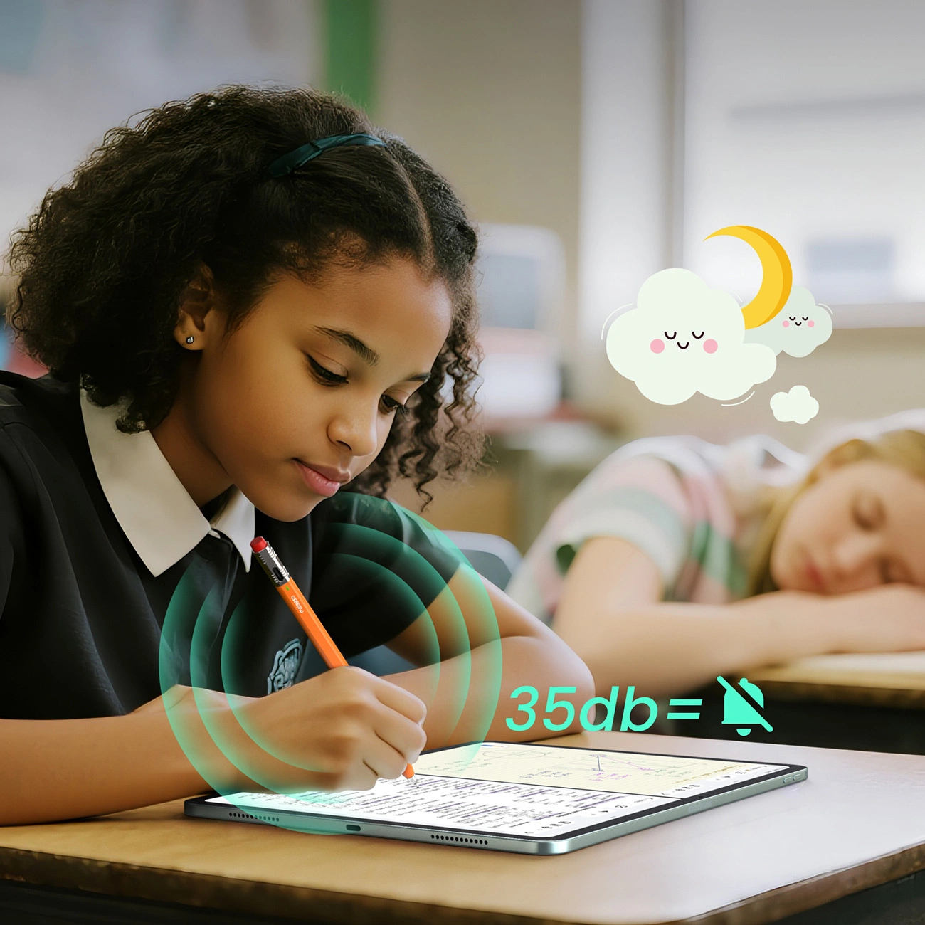 Touch Pen Metapen Air8 Pro X Apple iPad-hoz, Aktív verzió, Narancssárga ME-APP172