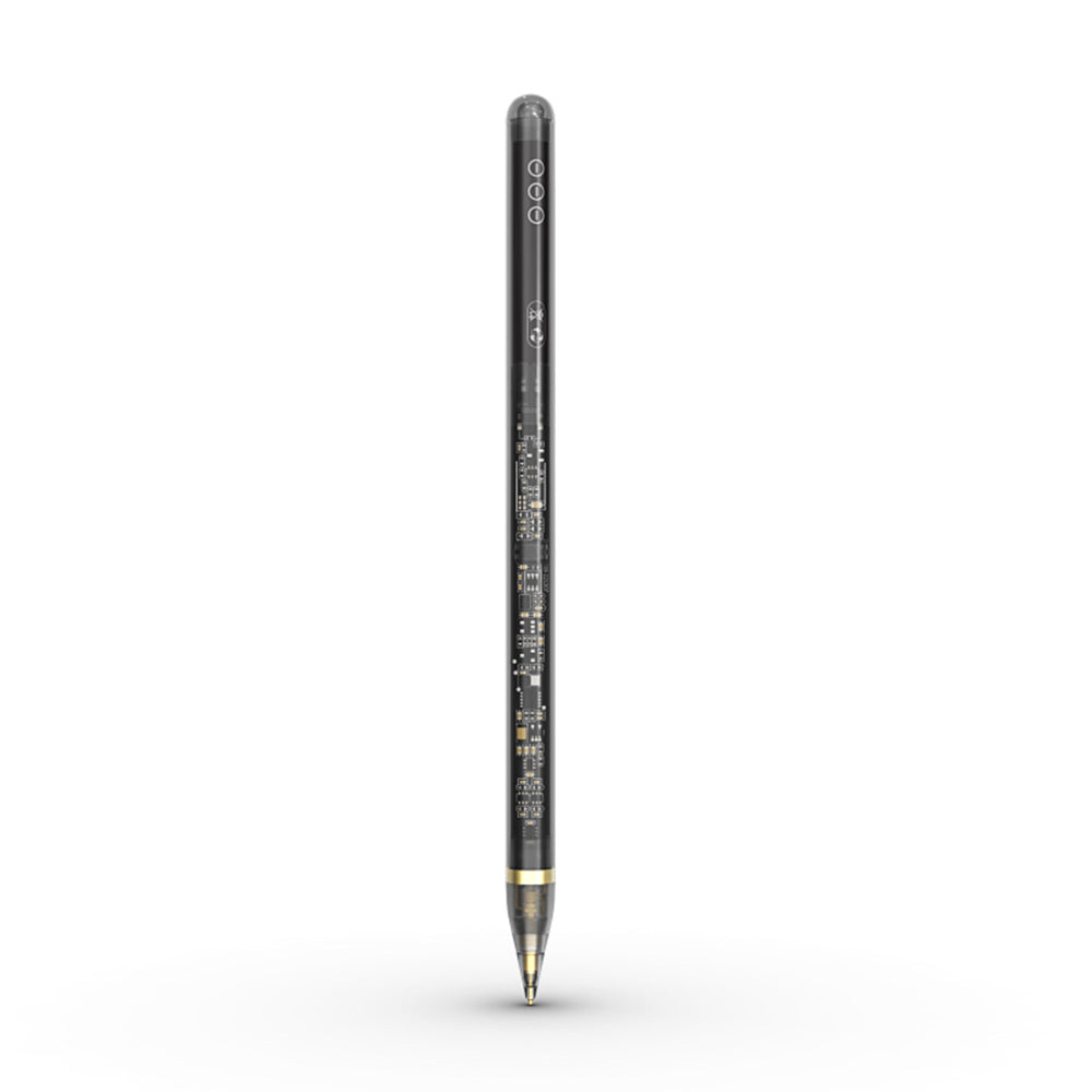 Touch Pen Techsuit C10 Pro az Apple iPadhez, Aktív Változat, Átlátszó Fekete