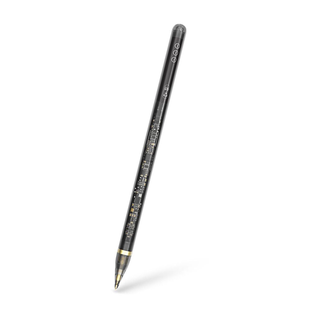 Touch Pen Techsuit C10 Pro az Apple iPadhez, Aktív Változat, Átlátszó Fekete