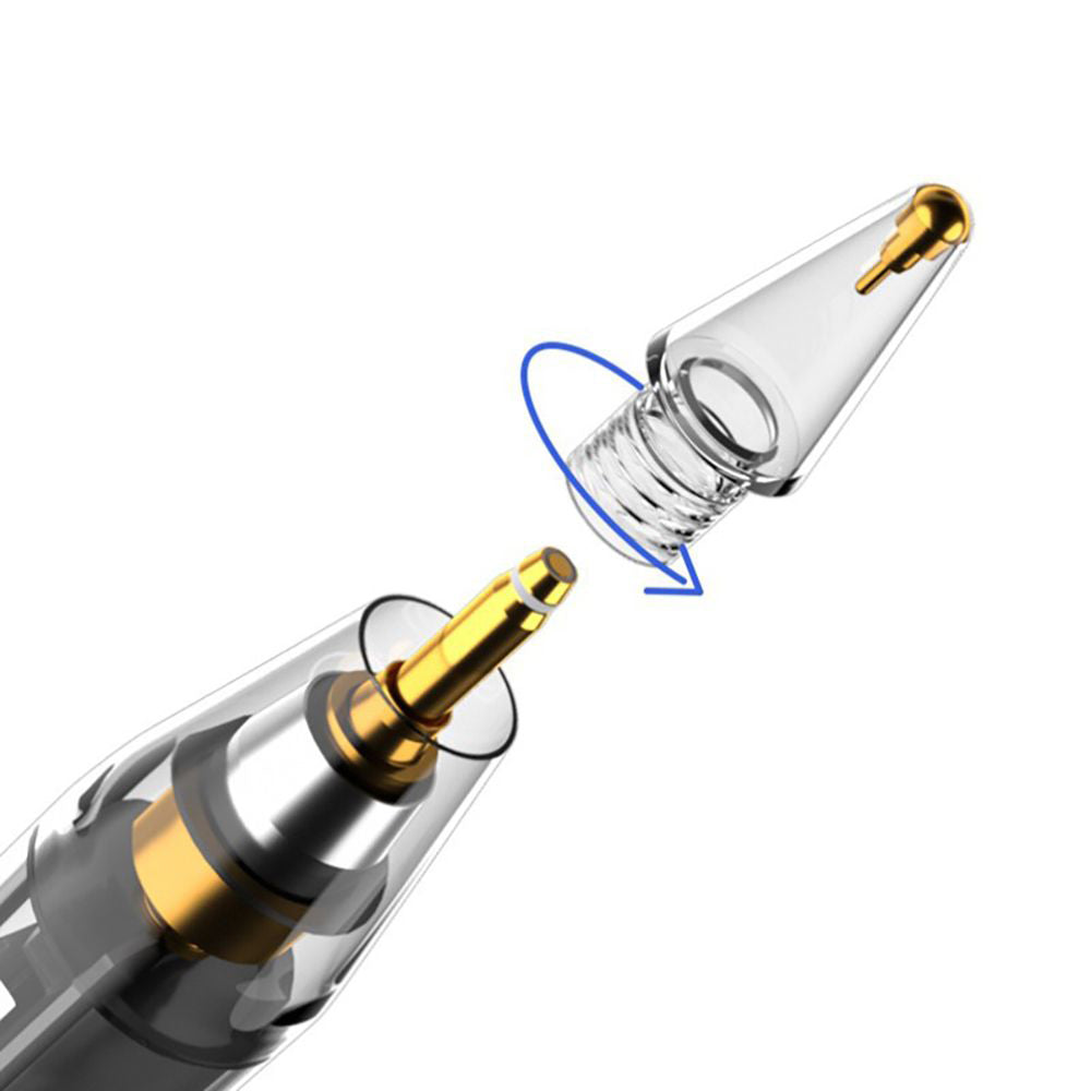 Touch Pen Techsuit C10 Pro az Apple iPadhez, Aktív Változat, Átlátszó Fekete