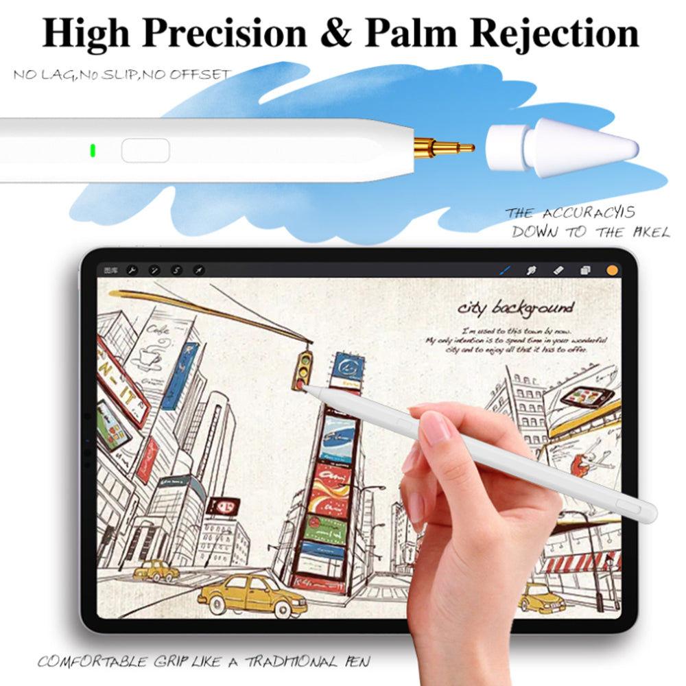 Touch Pen Techsuit F97 a Microsoft Surface-hez, Aktív Változat, Fekete