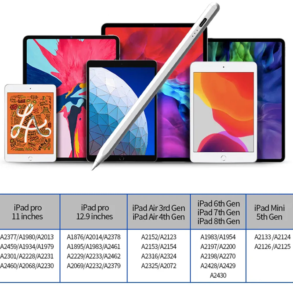 Touch Pen Techsuit JA04 az Apple iPadhez, Aktív Változat, Fehér