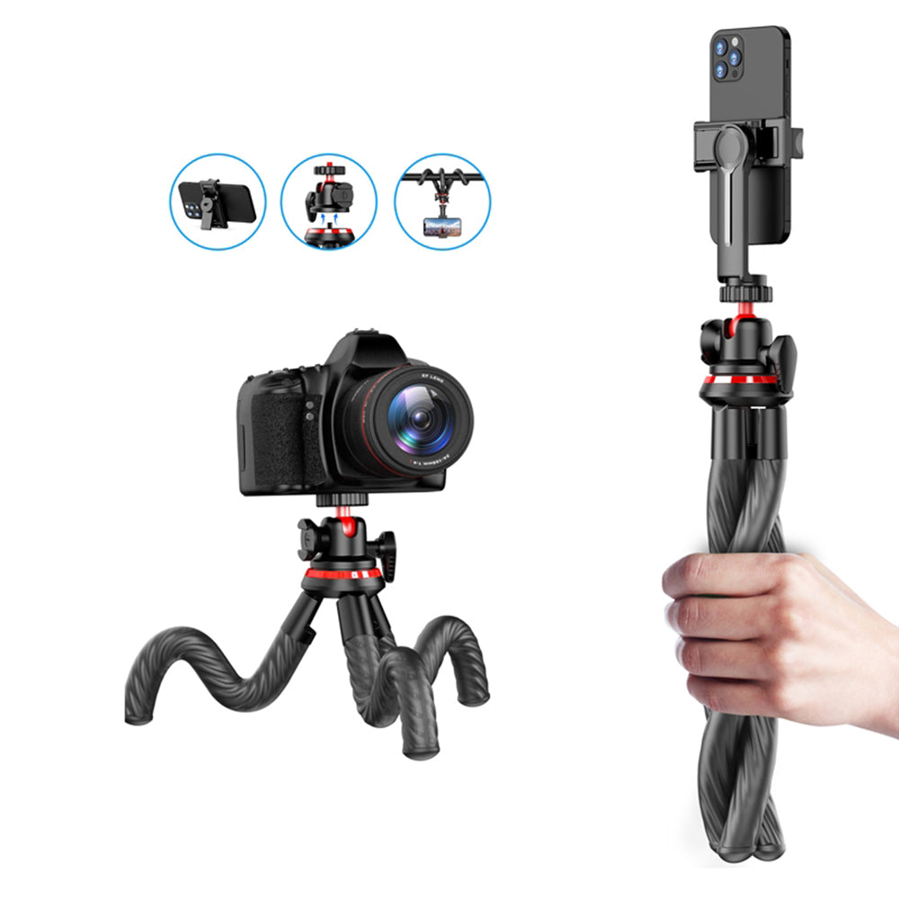 Trepied 1/4inch Techsuit C02, Fekete