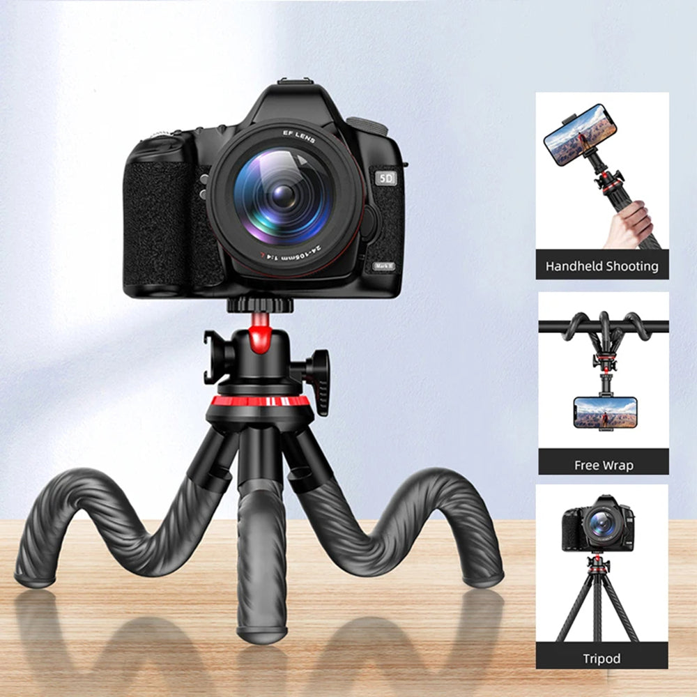 Trepied 1/4inch Techsuit C02, Fekete
