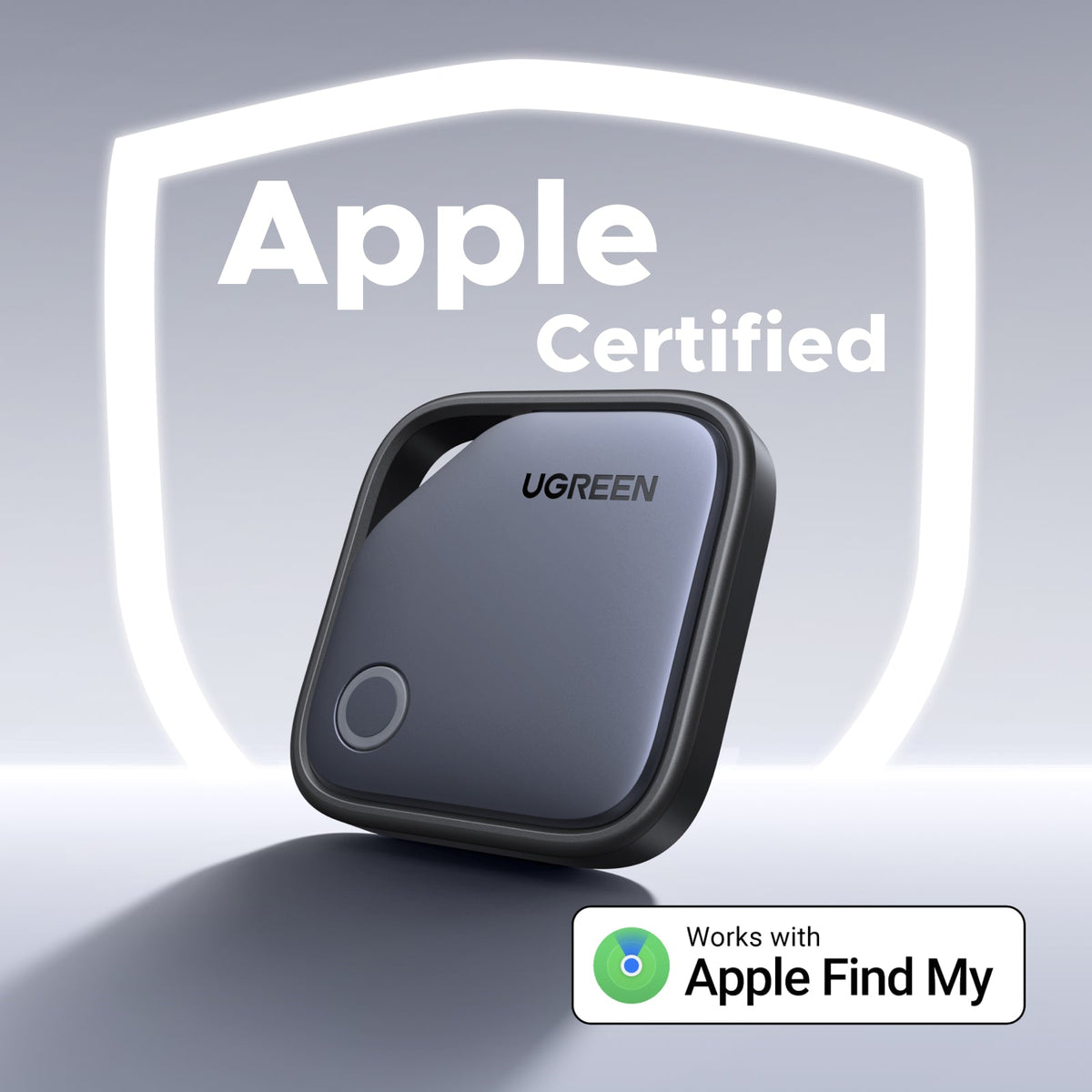 UGREEN SmartTag Pro Smart CM916 (75646P) iOS / Android sorozathoz, 4 darabos készlet, fekete