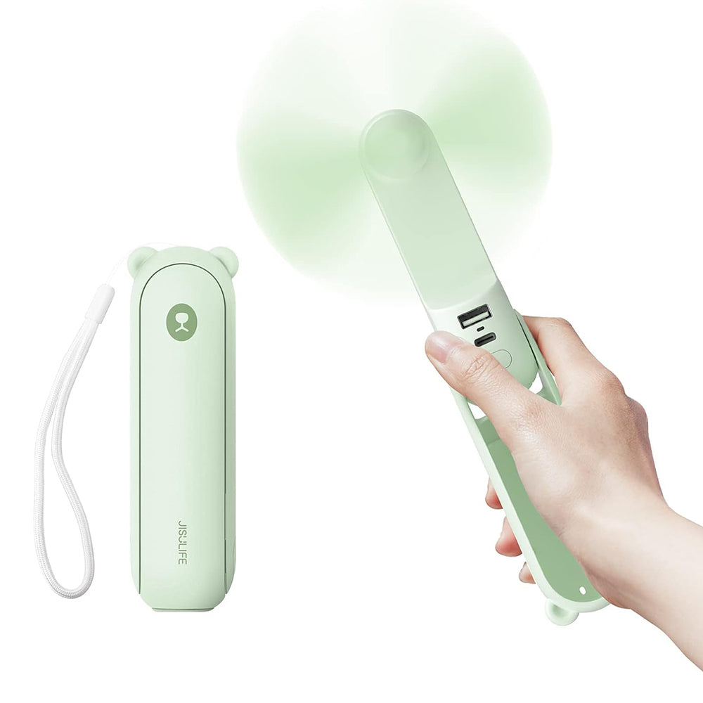 Hordozható Ventilátor JisuLife Life8 Plus F8X, Zöld