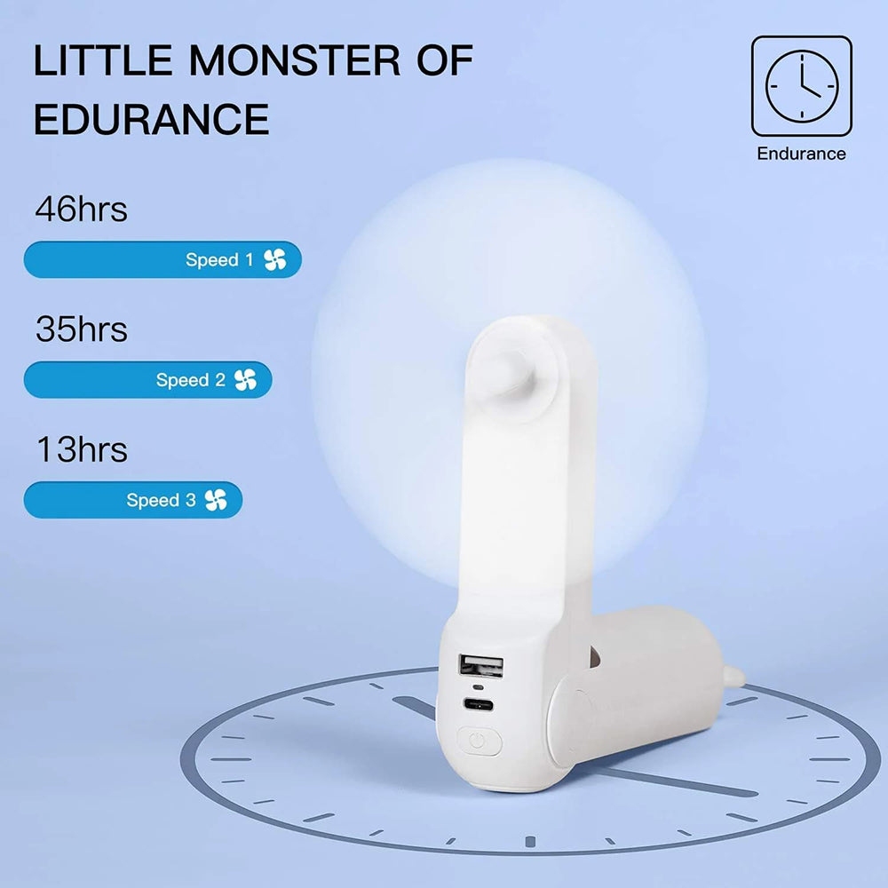 Hordozható Ventilátor JisuLife Life8 Plus F8X, Zöld
