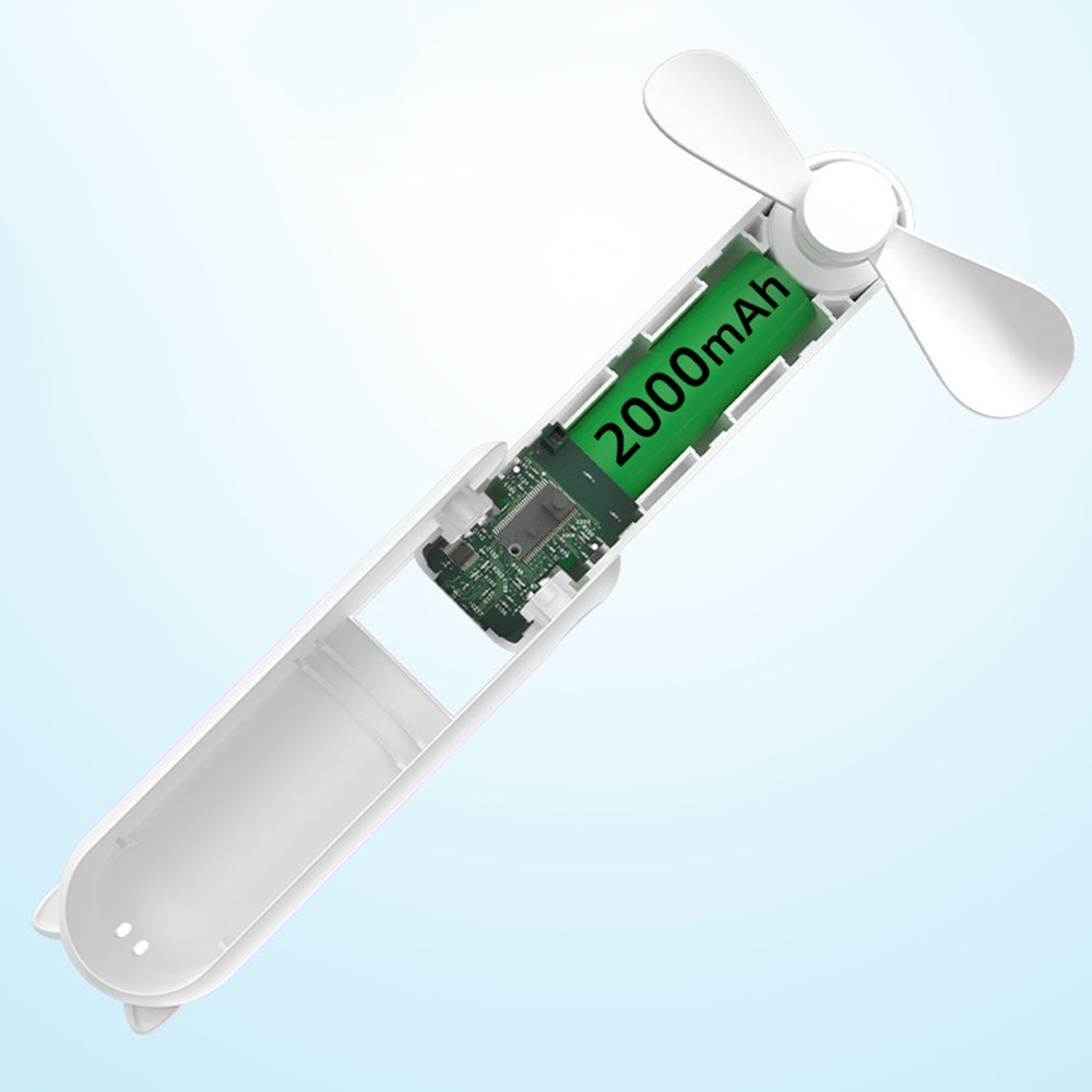 Techsuit HZ001 hordozható ventilátor, fehér