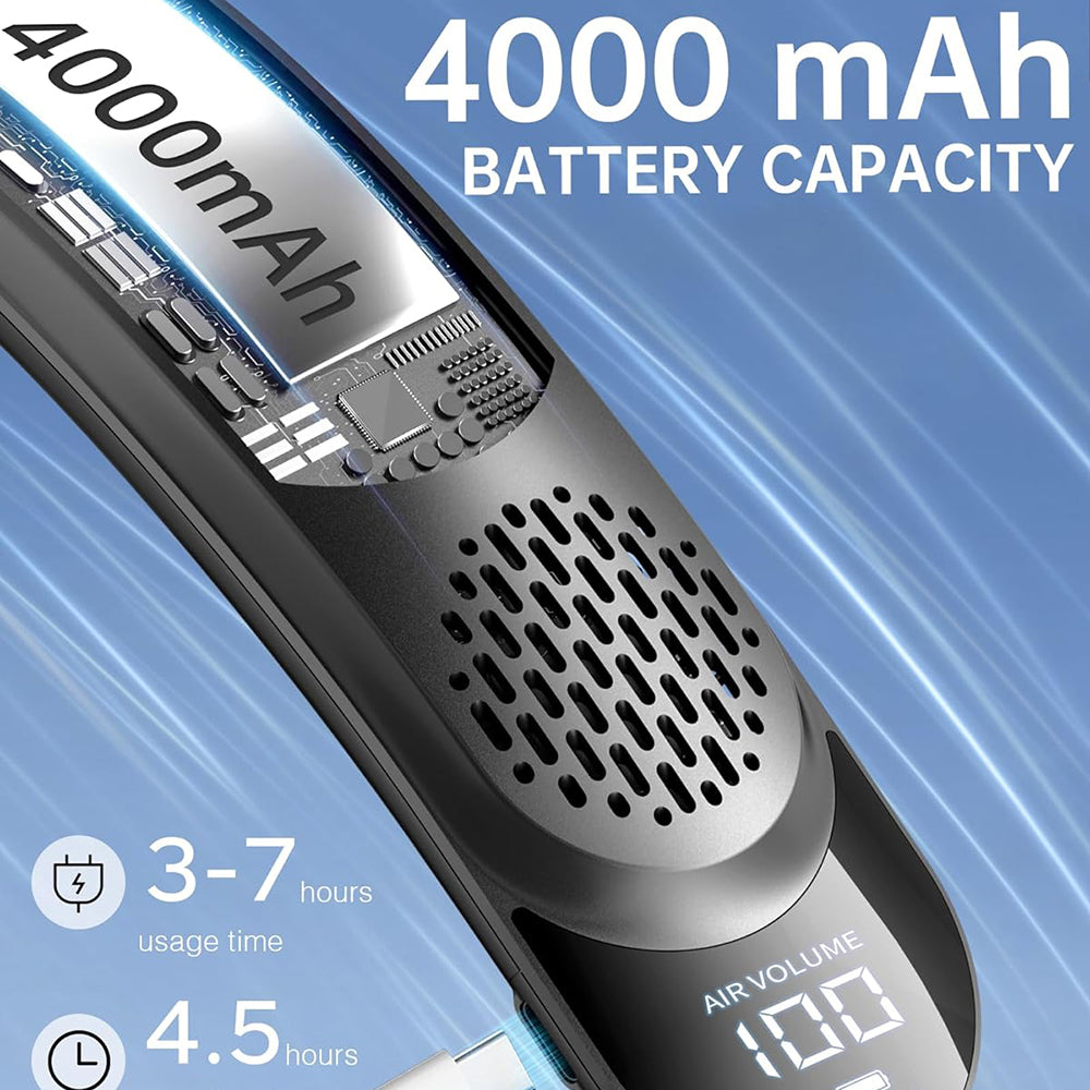 Techsuit S8 hordozható ventilátor, fehér