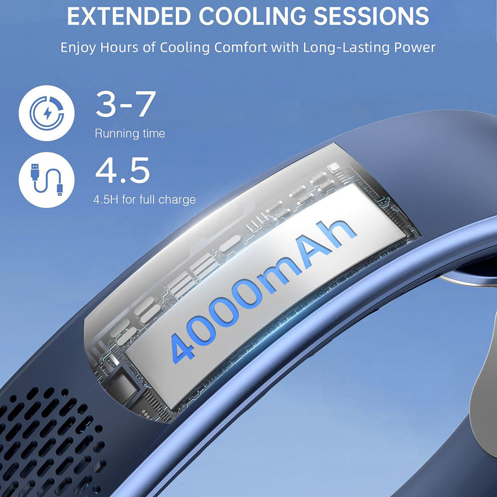 Techsuit S8 hordozható ventilátor, fehér