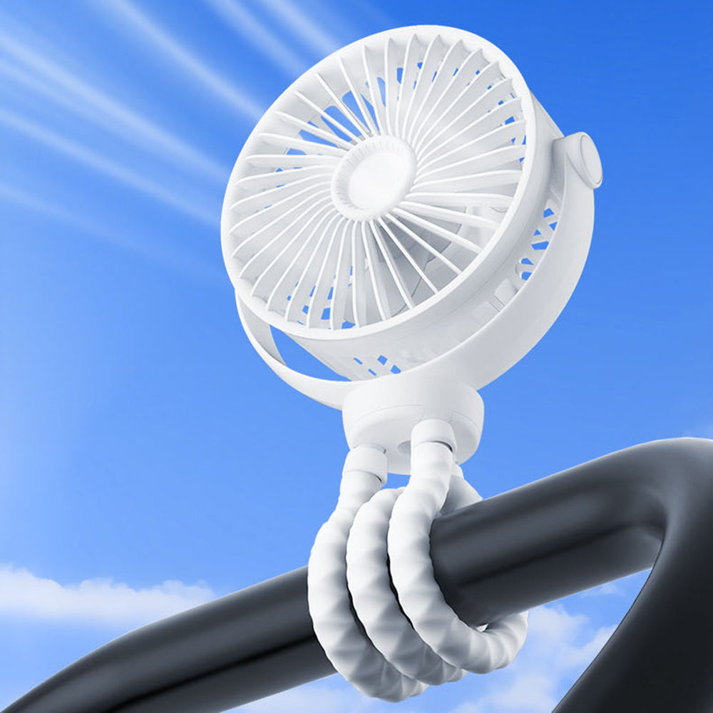 Techsuit VP1 hordozható ventilátor, fekete
