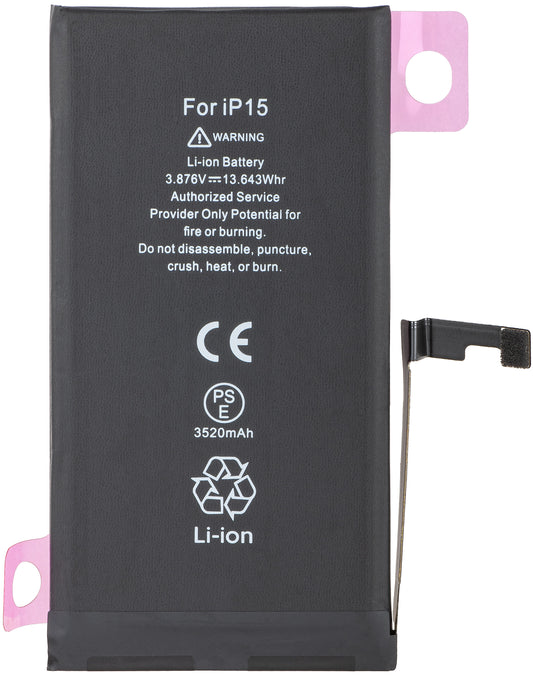 Apple iPhone 15 akkumulátor, Diagnostic High Capacity