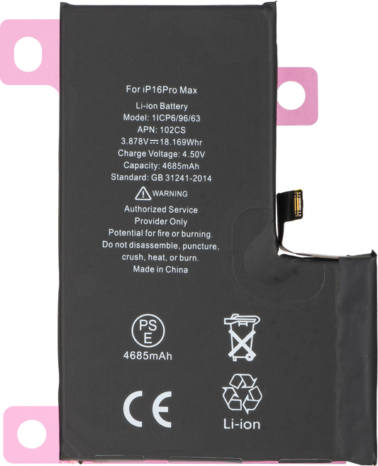 Apple iPhone 16 Pro Max Battery, Diagnostic