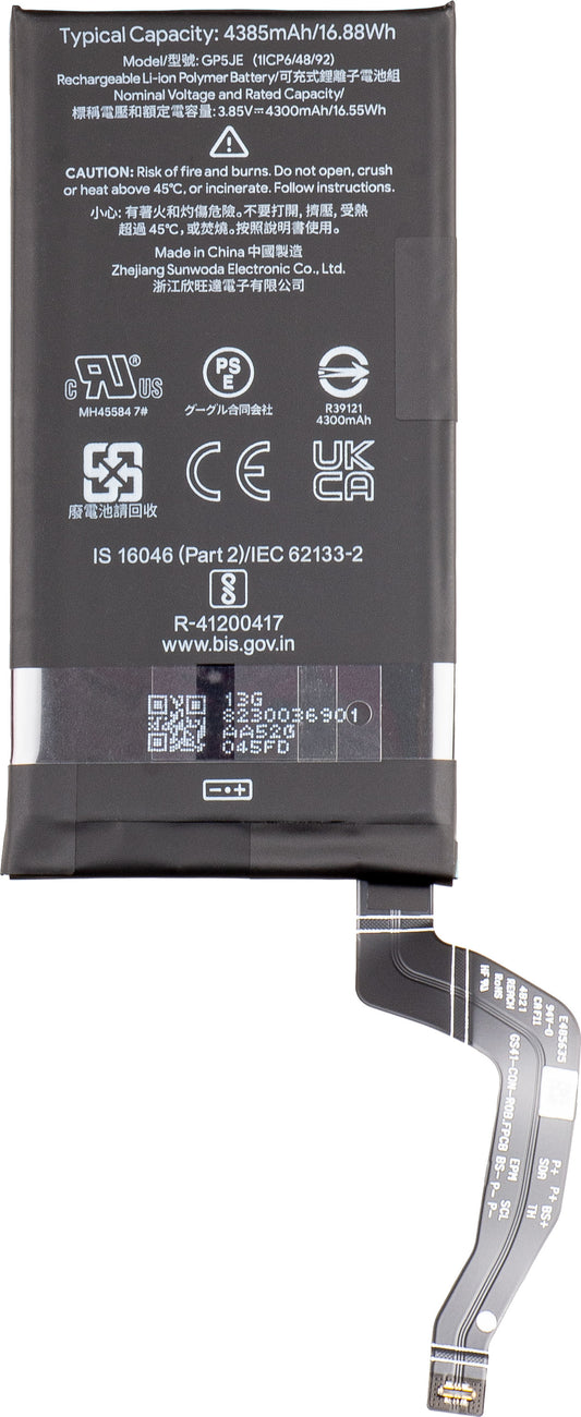 Google Pixel 7a akkumulátor, GP5JE, Service Pack G949-00398-00