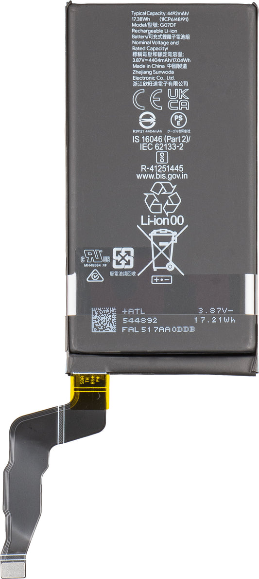 Google Pixel 8a akkumulátor, G07DF, Service Pack G949-01097-00