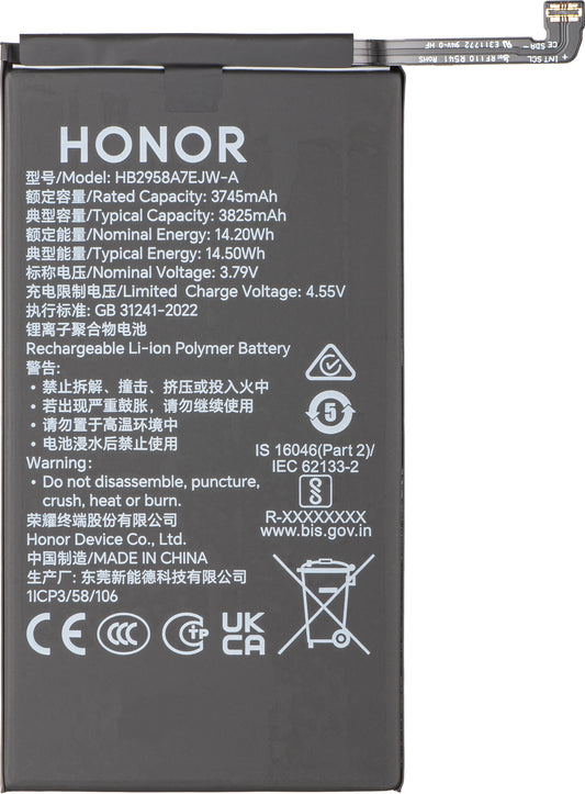 Honor Magic V5 akkumulátor, HB245872EJW-A, Service Pack 0235AQBM