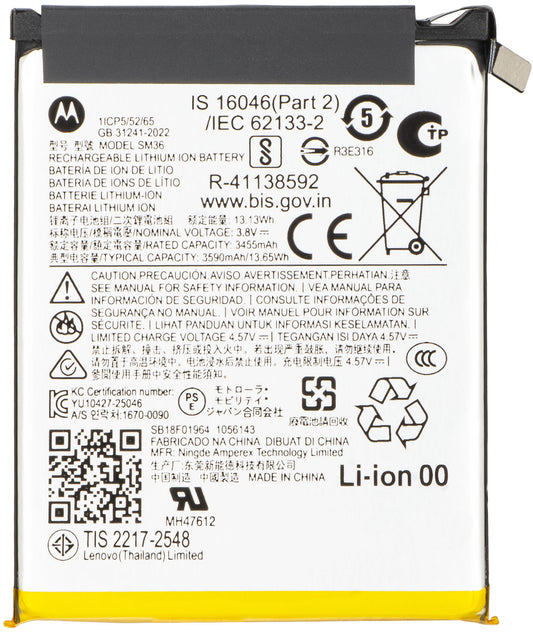 Motorola Razr 70 akkumulátor, SM36, Service Pack SB18F01964