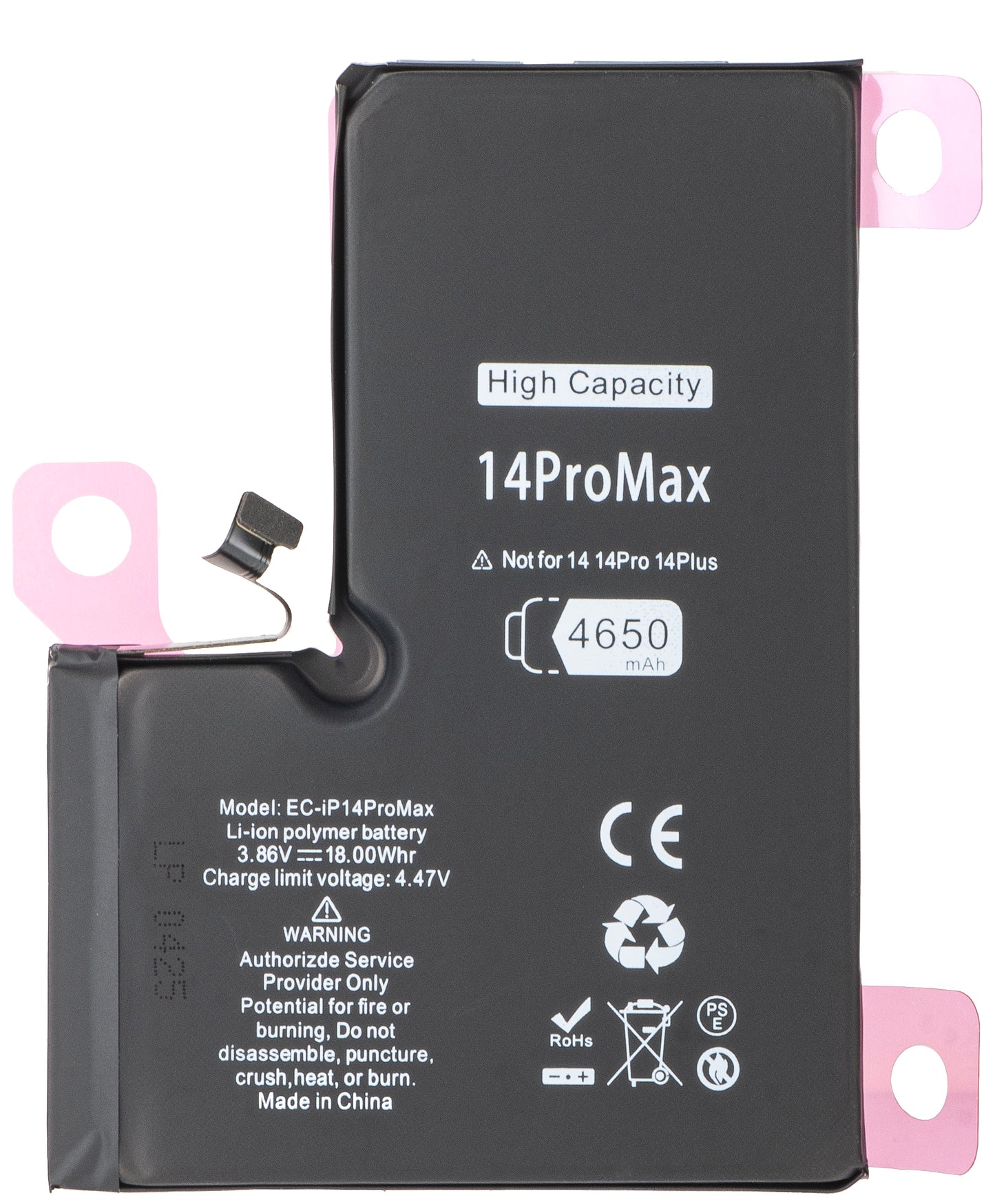 Akkumulátor az Apple iPhone 14 Pro Max-hoz, nagy kapacitású