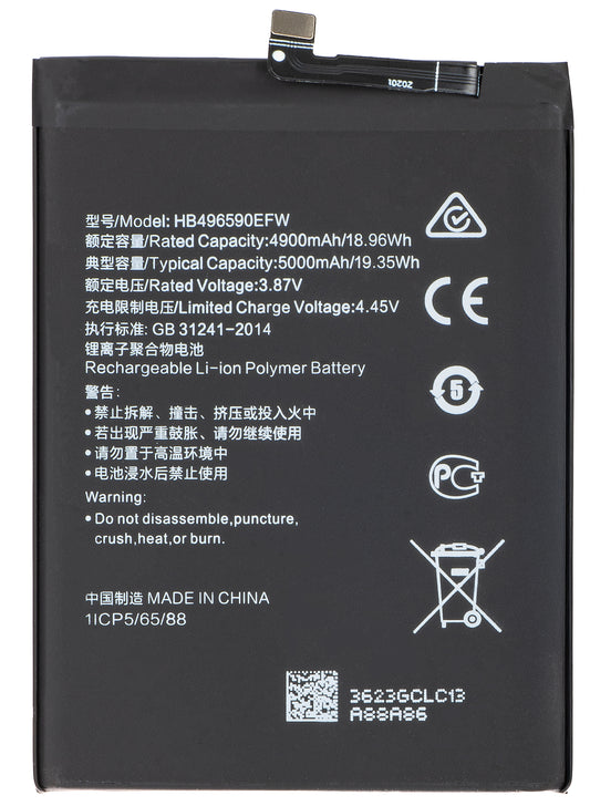 Akkumulátor Honor 70 Lite-hez, HB496590EFW