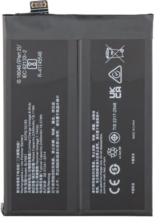 Akkumulátor az Oppo Find X5-höz, BLP891