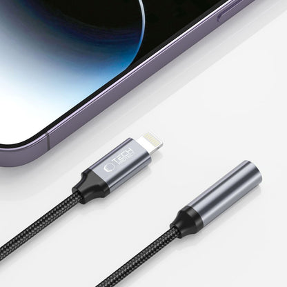 Audio Adapter Lightning - 3.5mm Tech-Protect Ultraboost, Fekete