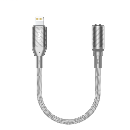 Lightning audio adapter - 3,5 mm BWOO BZ66, Szürke