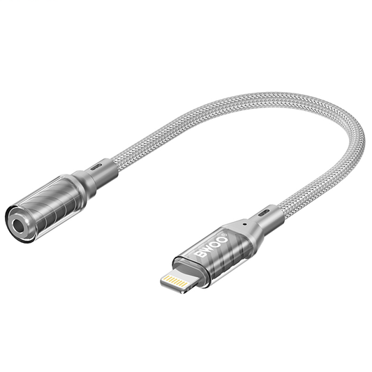 Lightning audio adapter - 3,5 mm BWOO BZ66, Szürke