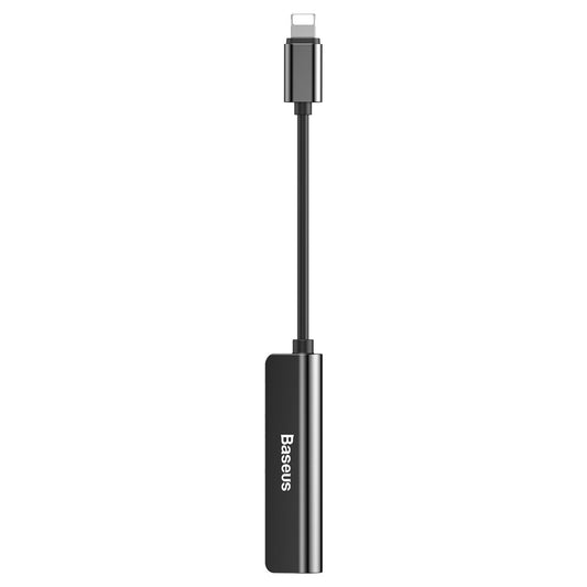 Audio Adapter Lightning - Lightning / 3.5mm Baseus L52, Fekete CALL52-01