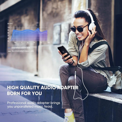 Audio Adapter Lightning - 3.5mm UGREEN US211 (30756), Fekete