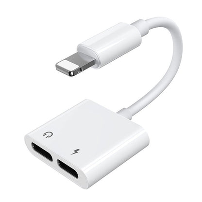 Audio Lightning Adapter - 2 x Lightning Joyroom S-Y104, Fehér