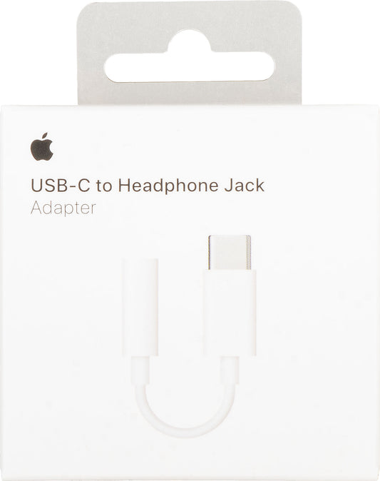 Audio Adapter USB-C - 3.5mm Apple, Fehér MU7E2AM/A